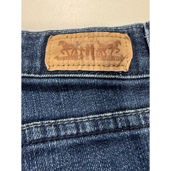 Levi's Mid Rise Skinny Jeans Blue Denim Womens - Picture 5 of 7